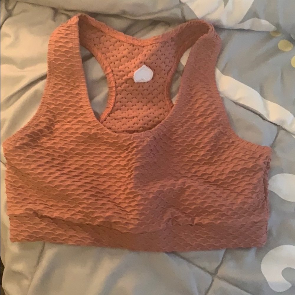 Rose croco skin top